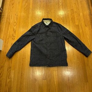 S.K.U. Field Shirt Jacket – Herringbone Cotton – Made in USA – Size M